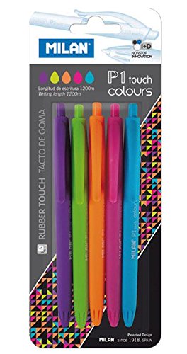Milán P1 Touch - Bolígrafos, ampolla 5 unidades Milán P1 Touch - Bolígrafos, ampolla 5 unidades