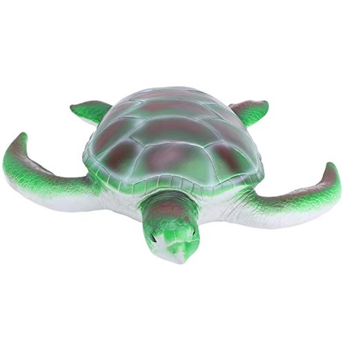Modelo de Animales de la Vida Marina, simétrico Gran Escala, Pintado a Mano, Juguete cognitivo para niños, Compacto y portátil para Padres de niños(Big Turtle)