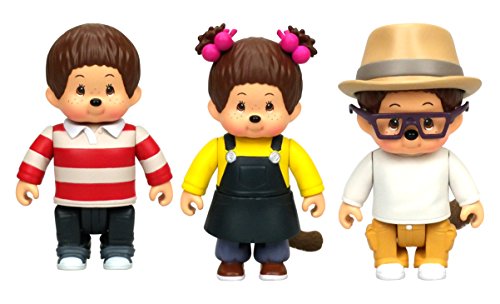 Monchhichi Pack De Figuras Personajes Principales, Multicolor (Toy Partner 81504)