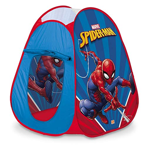 Mondo Toys - Spiderman Pop-Up Tent - Tienda de Juegos para niño/niña - Easy to Open - Bolsa de Transporte incluida - 28427