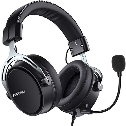 Mpow Air SE Auriculares para Juegos, Auriculares para Juegos con Sonido Envolvente con micrófono con cancelación de Ruido, Auriculares multiplataforma para PC / PS4 / Xbox One/Switch Mpow Air SE Auriculares para Juegos, Auriculares para Juegos con Sonido Envolvente con micrófono con cancelación de Ruido, Auriculares multiplataforma para PC / PS4 / Xbox One/Switch