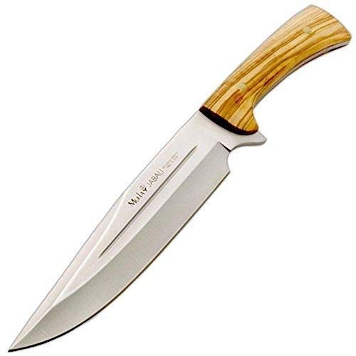Muela Cuchillo Jabali JABALI-21 OL Hoja de Acero MoVa de 21 cm y empuñadura de Madera de Olivo para Caza, Pesca, Supervivencia y Bushcraft - Realizado en Ciudad Real Muela Cuchillo Jabali JABALI-21 OL Hoja de Acero MoVa de 21 cm y empuñadura de Madera de Olivo para Caza, Pesca, Supervivencia y Bushcraft - Realizado en Ciudad Real
