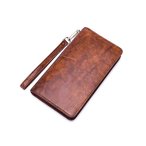 N\A Cartera De Mano De Cuero para Mujer, Carteras De Mano para Mujer, Cartera De Mano para Hombre Bolso De Mano con Cremallera De Cuero Cartera Larga Embrague De Negocios (Negro) N\A Cartera De Mano De Cuero para Mujer, Carteras De Mano para Mujer, Cartera De Mano para Hombre Bolso De Mano con Cremallera De Cuero Cartera Larga Embrague De Negocios (Negro)