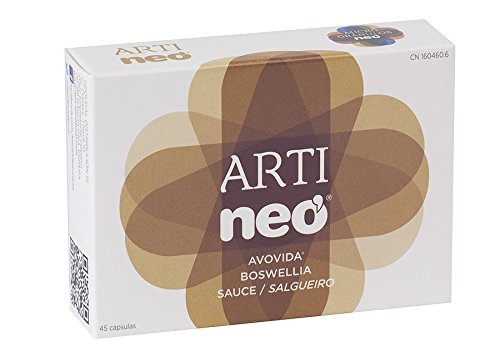 Neo Artineo Complemento Alimenticio - 45 Cápsulas | A base de Avovida Boswellia Sauce/Salgueiro - Se recomienda tomar 3 cápsulas al día