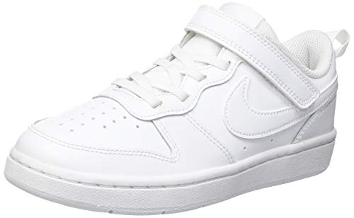 Nike Court Borough Low 2, Sneaker Baby-Boys, White/White-White, 21 EU