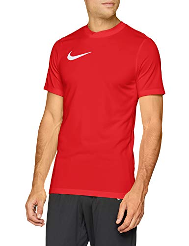 Nike Park VI Camiseta de Manga Corta para hombre, Rojo (University Red/White), XL