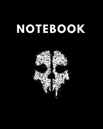 NoteBook: Call Of Duty Notebook Ghosts Notebook for school kid - Size (8 x10) 120 Pages With Lined and Blank Pages - Perfect for Journal - Doodling ... Gift For Kids .College Ruled Lined Pages Book