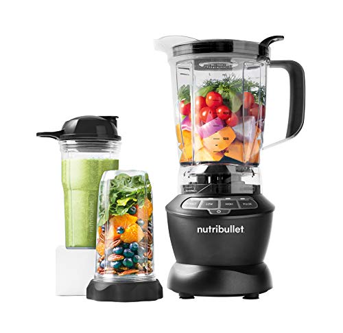 Nutribullet NBF-28500-1007DG - Batidora combo 1.000 W, 1.6 litros y extractor de nutrientes en uno, recetario en español, 2 velocidades, función pulse, función extracción, gris oscuro Nutribullet NBF-28500-1007DG - Batidora combo 1.000 W, 1.6 litros y extractor de nutrientes en uno, recetario en español, 2 velocidades, función pulse, función extracción, gris oscuro