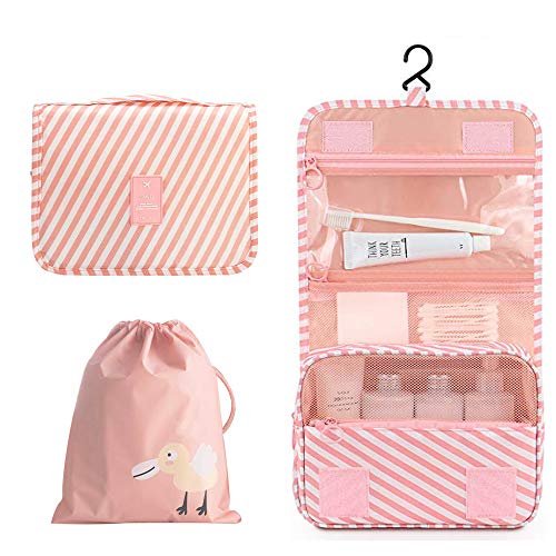 OrgaWise Neceser Maquillaje Impermeable de Gran Capacidad con Gancho Colgante, Viaje Camping Cosas Necesarias, Envía un Lindo Neceser Viaje Pequeño OrgaWise Neceser Maquillaje Impermeable de Gran Capacidad con Gancho Colgante, Viaje Camping Cosas Necesarias, Envía un Lindo Neceser Viaje Pequeño