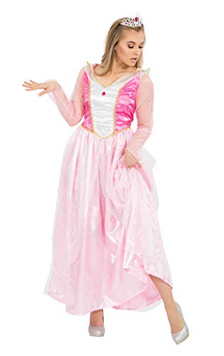 ORION COSTUMES Disfraz de Princesa Tiara de Cuento de Hadas Rosa para Mujeres