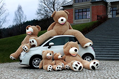 Oso Peluche Gigante 130 cm - Peluches Gigantes Osos - Peluches Para Bebes - Giant Teddy Bear - Osos de Peluche Gigantes - Regalos Para Mi Novia, Regalos Originales Para Bebes Recien Nacidos - Marron