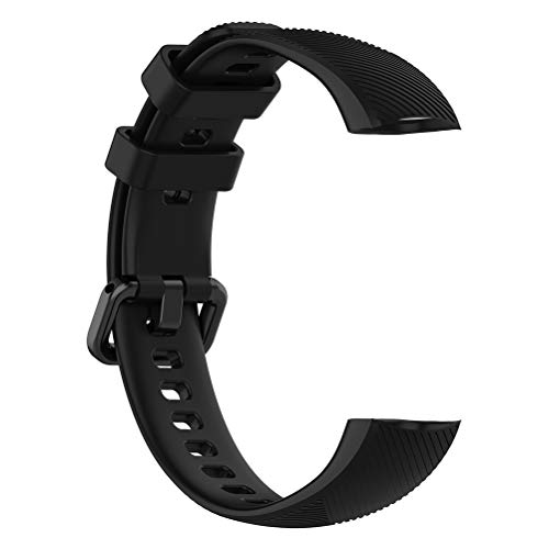 Ourine Correa de muñeca de Silicona para Huawei Honor Band 3/4/5 Pulsera Inteligente estándar Reemplazo Deportivo Pulsera Correa de muñeca Cinturón