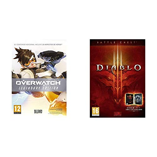 Overwatch Legendary (Código Digital) + Diablo III Battlechest