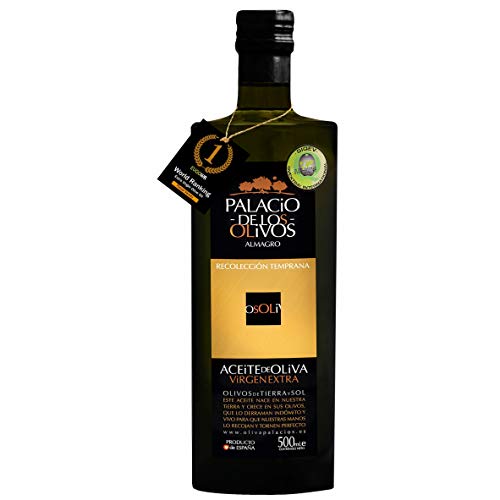 Palacio de Los Olivos, Aceite De Oliva Virgen Extra Picual Gourmet, Calidad Premium, Prensado en Frío, Recolección Temprana, Almagro – España, Botella 500ml Palacio de Los Olivos, Aceite De Oliva Virgen Extra Picual Gourmet, Calidad Premium, Prensado en Frío, Recolección Temprana, Almagro – España, Botella 500ml