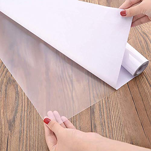 Papel Adhesivo Para Muebles 40×300cm Vinilo Adhesivo PVC Transparente DecoracióN Cocina Vinilo Transparente Protector Muebles Forro Libros Autoadhesivo