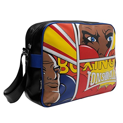 Parisac-Bolso en bandolera Lonsdale Modelo de 2015, diseño de cómics Parisac-Bolso en bandolera Lonsdale Modelo de 2015, diseño de cómics