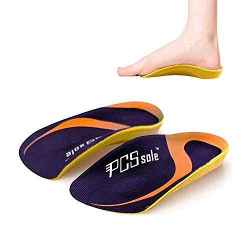 PCSsole 3/4 Plantillas Ortopédicas De Confort Para Pies Planos Espolones óseos Fascitis Plantar Para Hombres Y Mujeres M:(EU38-42) PCSsole 3/4 Plantillas Ortopédicas De Confort Para Pies Planos Espolones óseos Fascitis Plantar Para Hombres Y Mujeres M:(EU38-42)
