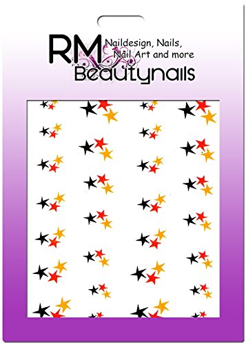 Pegatinas RM Beautynails, para el Campeonato de Fútbol Mundial, con estrellas de Alemania, para decorar uñas Pegatinas RM Beautynails, para el Campeonato de Fútbol Mundial, con estrellas de Alemania, para decorar uñas