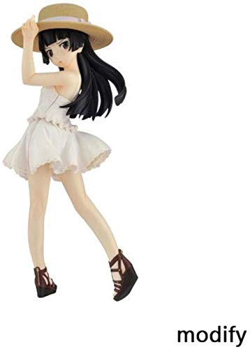 Personajes de Anime My Little Sister Can't Be This Cute: Kuroneko White Dress Version - Figura de PVC de 7 5 Pulgadas JH125