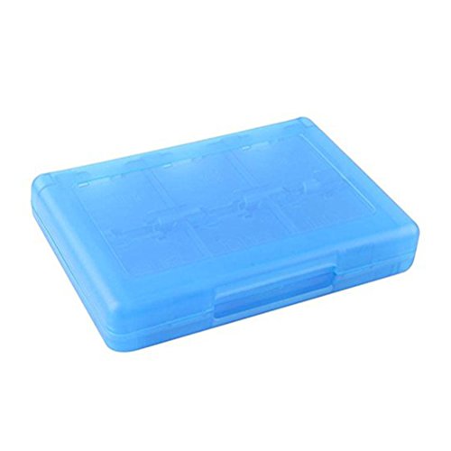 PIXNOR 28 en 1 Juego Sostenedor Caja Tarjeta para NDS Nintendo NDSILL NDSI 2DS 3DS 3DSLL/XL (azul) PIXNOR 28 en 1 Juego Sostenedor Caja Tarjeta para NDS Nintendo NDSILL NDSI 2DS 3DS 3DSLL/XL (azul)