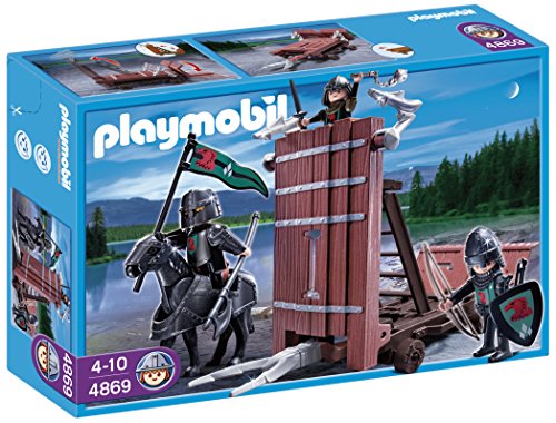 PLAYMOBIL - Carro de Asalto con Caballeros del Halcón, Set de Juego (4869)