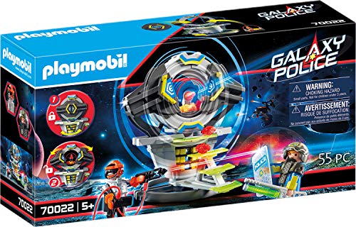 PLAYMOBIL- Galaxy Police Caja Fuerte con Código Secreto Juguete, Multicolor (70022)