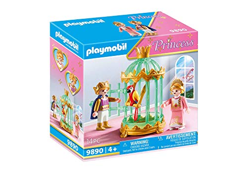 PLAYMOBIL Niños Reales con Jaula y Loro