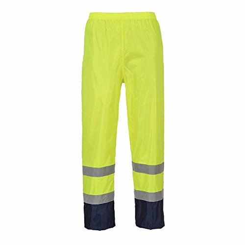 Portwest H444 - Hi-Vis clásico contraste Trouse, color, talla Large