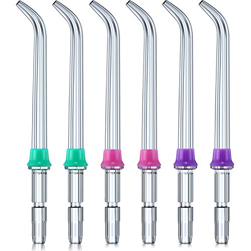 Puntas de Irrigador Dental Clásico de Reemplazo Accesorios de Boquilla de Chorro de Agua Dental para Waterpik Water Flossers (Like WP-100) y Otros Irrigadores Bucales (6 Piezas) Puntas de Irrigador Dental Clásico de Reemplazo Accesorios de Boquilla de Chorro de Agua Dental para Waterpik Water Flossers (Like WP-100) y Otros Irrigadores Bucales (6 Piezas)