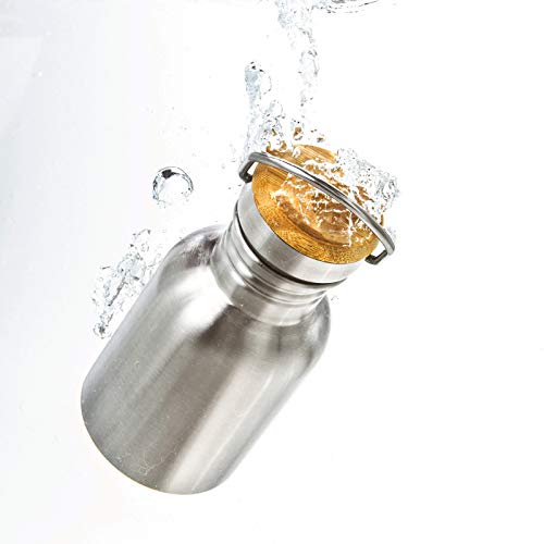 Pure Design - Botella Acero Inoxidable 500 ml de Agua | Botella Metalica por Gimnasio, Yoga, Bicicleta. GARANTÍA de Reembolso. Pure Design - Botella Acero Inoxidable 500 ml de Agua | Botella Metalica por Gimnasio, Yoga, Bicicleta. GARANTÍA de Reembolso.
