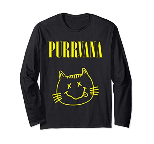 Purrvana - Regalos para amantes de los gatos Manga Larga