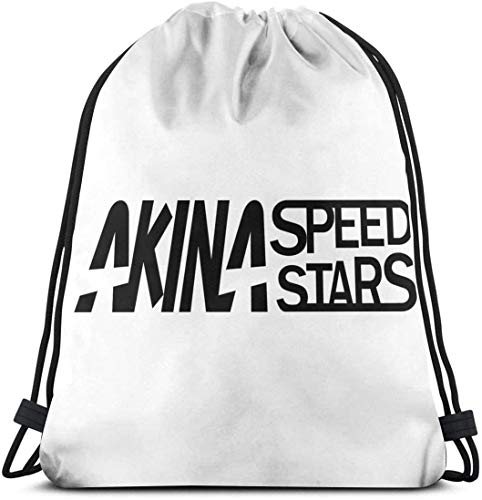 QiangQ Bolso con cordón Drawstring Bag Sport Gym Sack Party Favor Bags Wrapping Gift Bag Drawstring Backpacks Storage Goodie Bags Cinch Bags - Akina Speed Stars Initial D