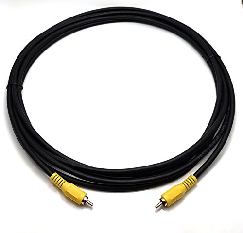 ragai largo Phono to Phono (RCA a RCA) Digital Coaxial SPDIF Audio o Compuesto Vídeo Cable Cord Lead/disponible en 0.25 m, 0,50 m, 1,2 m, 2 m, 3 m, 5 m, 7,5 m, 10 m, 15 m, 20 m, 25 m