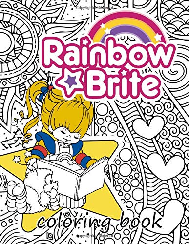 Rainbow Brite Coloring Book: Rainbow Brite funny gift for friends or kids and adults