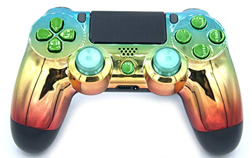 Rainbow Rapid Fire Modded Controller para Playstation 4: Quick Scope, Drop Shot, Auto Run, Sniped Breath, Mimic, More