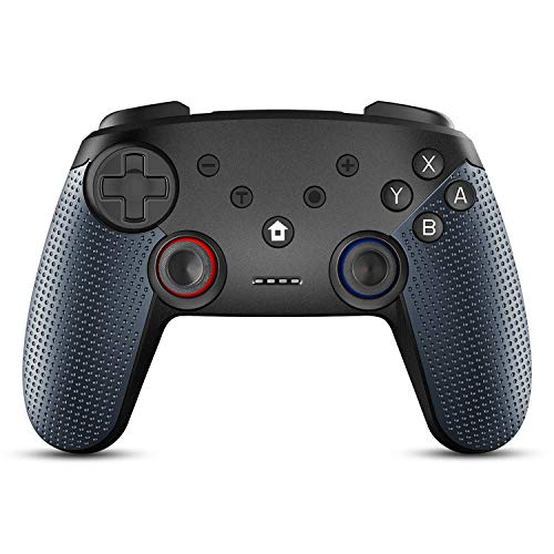 Raniaco Mando Inalámbrico para Nintendo Switch, Wireless Pro Controller Bluetooth Gamepad Con 6-Axis Mandos Controlador Joystick Raniaco Mando Inalámbrico para Nintendo Switch, Wireless Pro Controller Bluetooth Gamepad Con 6-Axis Mandos Controlador Joystick