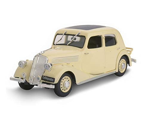 Renault Norev Celtaquatre 1934 - Coleccionable Diecast tamaño escala 1/43 - 4 Puertas - Crema