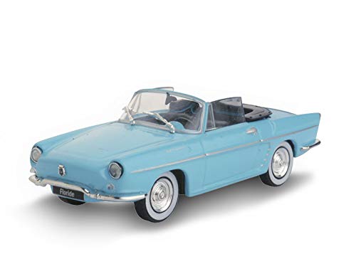 Renault Norev Floride 1959 - 2 Puertas - Coleccionable Diecast tamaño escala 1/43 - Modèle Cabriolet avec Capote à Part - Blue Ciel