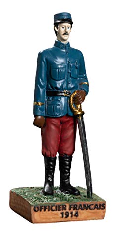 Reproduction - Estatua oficial del soldado de Francia 1914, colores 11/4/4 cm