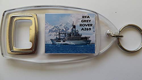 RFA Grey Rover A269 - Llavero de acrílico para abrebotellas