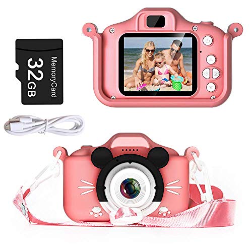 ROBOTE Kids Camera for Boy Girl,Digital Video Camera 2.0 Inches LCD Screen, HD 20.0MP Camera, 1080P Recording Video,Child Mini Selfie Camcorder with Dual Lens, 4X Digital Zoom ROBOTE Kids Camera for Boy Girl,Digital Video Camera 2.0 Inches LCD Screen, HD 20.0MP Camera, 1080P Recording Video,Child Mini Selfie Camcorder with Dual Lens, 4X Digital Zoom