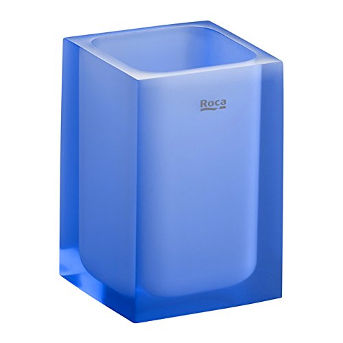 Roca A816860013 Vaso de encimera, colección Ice, Azul