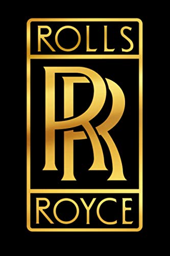 Rolls royce notebook ( gold ): for fans, Dream cars rolls royce Notebook 110 white lined pages 6 x 9 inches - matte finish