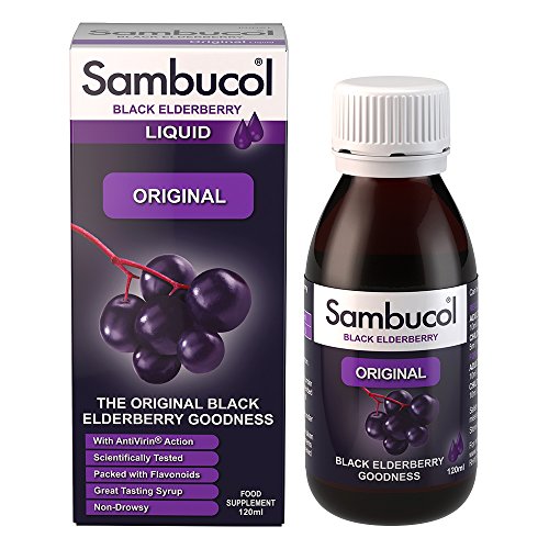Sambucol Black Elderberry Original | Complemento alimentario liquido | 120ml
