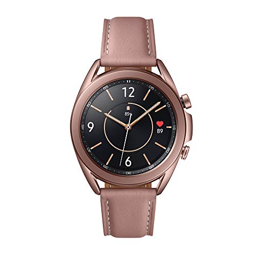 SAMSUNG Galaxy Watch3 Smartwatch de 41mm, Bluetooth, Reloj inteligente Color Bronce, Acero [Versión española] (SM-R850NZDAEUB)