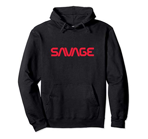 Savage Industries Red Space Logo Sudadera con Capucha Savage Industries Red Space Logo Sudadera con Capucha
