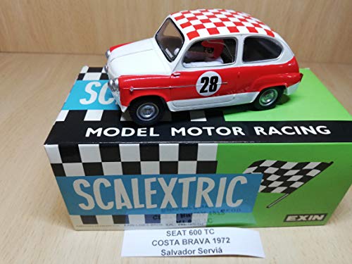 Scalextric Seat 600 TC Costa Brava 1972 Salvador Serviá Coleccion altaya miticos Scalextric Seat 600 TC Costa Brava 1972 Salvador Serviá Coleccion altaya miticos