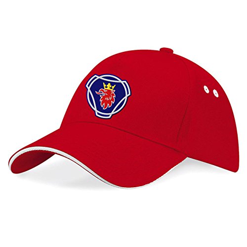 Scania Trucker Saab Gorras de béisbol Bordado súper una Primera Calidad - k 084 - Rot Scania Trucker Saab Gorras de béisbol Bordado súper una Primera Calidad - k 084 - Rot