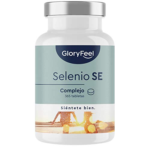 Selenio Complex 220mcg - 365 Tabletas Veganas - Con Selenito de Sodio y L-Selenometionina - Suministro para 1+ año - Apoya la función normal de la tiroides* - Fabricado en Alemania