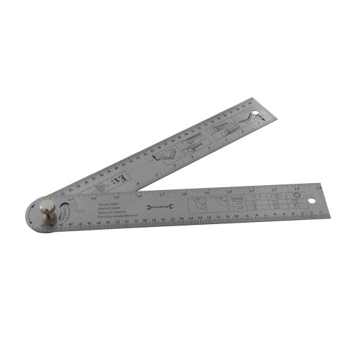 Silverline Tools 783421 Regla transportador de ángulos 600 mm Silverline Tools 783421 Regla transportador de ángulos 600 mm